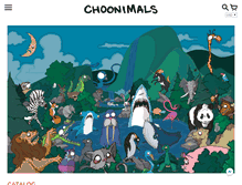 Tablet Screenshot of choonimals.com